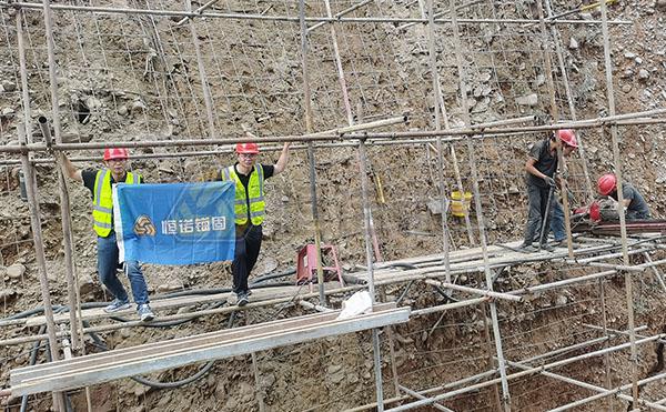 河南洛陽(yáng)房屋后邊坡工程治理項(xiàng)目邊坡支護(hù)