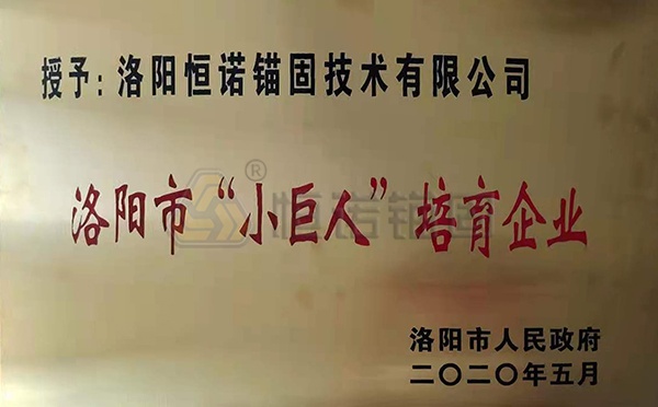 洛陽市"小巨人"培育企業(yè)