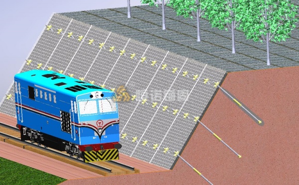 錨桿掛網(wǎng)噴漿護坡施工