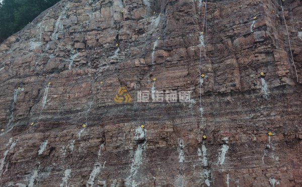 邊坡主動防護網(wǎng)施工步驟